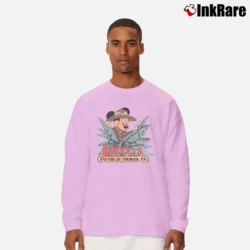 Men’s 1980s Mickey Mouse Safari Disney Long-Sleeve Shirt in light pink | Sleek, Lightweight, Year-Round Wear