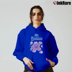 Women’s 1980s Mr. Bubble Retro Logo Graphic Cozy Hoodie in royal blue | Warm, Structured, Stylish