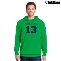 Men’s 1980s Penn State Vintage Pullover Hoodie in irish green | Cozy, Durable, Modern Fit