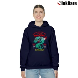 Women’s 1980s Philadelphia Chinatown Fire Dept Dragon Cozy Hoodie in navy | Warm, Structured, Stylish