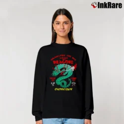 Women’s 1980s Philadelphia Chinatown Fire Dept Dragon Relaxed Sweatshirt in black | Soft, Laid-Back Vibe