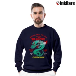 Men’s 1980s Philadelphia Chinatown Fire Dept Dragon Crewneck Sweatshirt in navy | Cozy Fabric, Clean Style
