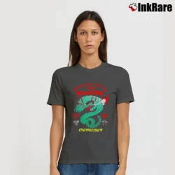 Women’s 1980s Philadelphia Chinatown Fire Dept Dragon Signature T-Shirt in charcoal | Soft, Flattering Fit