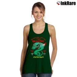 Women’s 1980s Philadelphia Chinatown Fire Dept Dragon Tank Top in forest green | Lightweight, Movement-Friendly