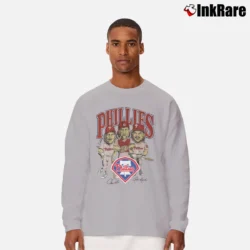 Men’s 1980s Philadelphia Phillies Bobblehead Graphic Long-Sleeve Shirt in sport grey | Sleek, Lightweight, Year-Round Wear