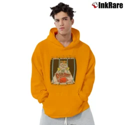 Men’s 1980s Roger Rabbit Walt Disney Movie Promo Pullover Hoodie in orange | Cozy, Durable, Modern Fit