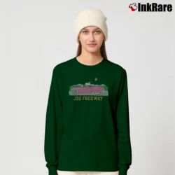 Women’s 1980s Snoopy Joe Freeway Car Long-Sleeve Top in forest green | Sleek, Versatile, All-Season