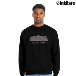Men’s 1980s Snoopy Joe Freeway Car Crewneck Sweatshirt in black | Cozy Fabric, Clean Style