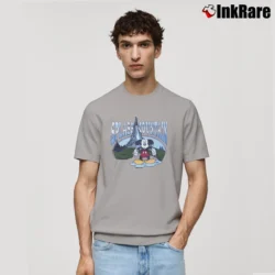 Men’s 1980s Splash Mountain Mickey Mouse Disney Classic T-Shirt in sport grey | Soft, Breathable Everyday Wear