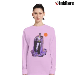 Women’s 1980s The Batman DC Comics Classic Long-Sleeve Top in light pink | Sleek, Versatile, All-Season