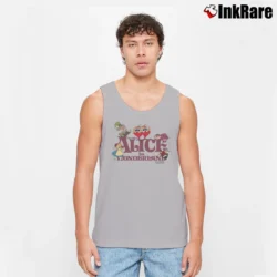 Men’s 1981 Alice In Wonderland Disney Tank Top in sport grey | Breathable, Active-Friendly Design