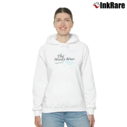 Women’s 1981 Moody Blues World Tour Cozy Hoodie in white | Warm, Structured, Stylish