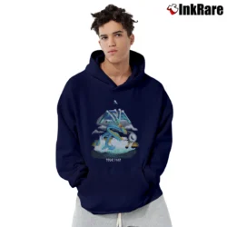 Men’s 1982 Asia Dragon Rock Tour Vintage Pullover Hoodie in navy | Cozy, Durable, Modern Fit
