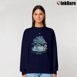 Women’s 1982 Asia Dragon Rock Tour Vintage Relaxed Sweatshirt in navy | Soft, Laid-Back Vibe