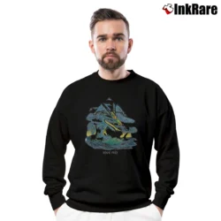 Men’s 1982 Asia Tour Concert Crewneck Sweatshirt in black | Cozy Fabric, Clean Style