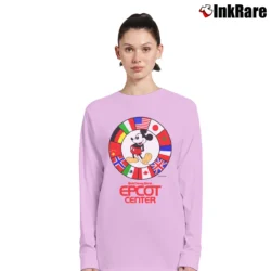 Women’s 1982 Epcot Center Disney Vintage Long-Sleeve Top in light pink | Sleek, Versatile, All-Season