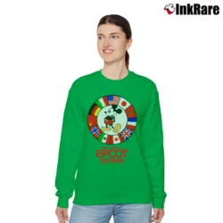 Women’s 1982 Epcot Center Disney Vintage Relaxed Sweatshirt in irish green | Soft, Laid-Back Vibe