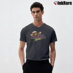Men’s 1982 Et Universal Studios Florida V-Neck Tee in charcoal | Sharp, Breathable, Everyday Staple