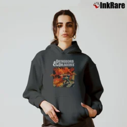 Women’s 1983 Dungeons And Dragons Players Manual Cozy Hoodie in charcoal | Warm, Structured, Stylish