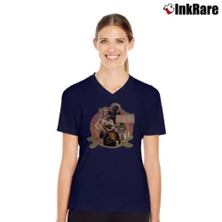 Women’s 1983 Star Wars Return Of The Jedi Classic V-Neck Tee in navy | Chic Neckline, Soft Texture