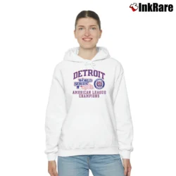 Women’s 1984 Detroit Tigers AL Champions Cozy Hoodie in white | Warm, Structured, Stylish