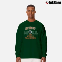 Men’s 1984 Detroit Tigers World Series Champs Long-Sleeve Shirt in forest green | Sleek, Lightweight, Year-Round Wear