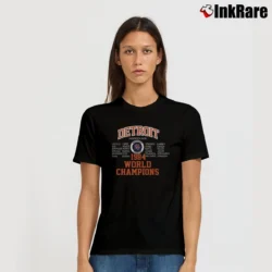 Women’s 1984 Detroit Tigers World Series Champs Signature T-Shirt in black | Soft, Flattering Fit