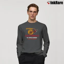Men’s 1984 Padres Tiger Tamers Motown World Series Long-Sleeve Shirt in charcoal | Sleek, Lightweight, Year-Round Wear