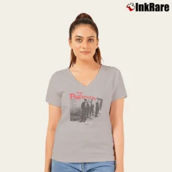 Women’s 1984 The Pretenders Punk Tour V-Neck Tee in sport grey | Chic Neckline, Soft Texture