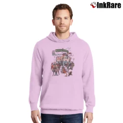Men’s 1985 Detroit Tigers Old Stadium MLB World Series Pullover Hoodie in light pink | Cozy, Durable, Modern Fit