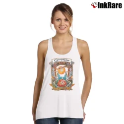 Women’s 1985 Grateful Dead Halloween Fall Winter Tour Vintage Rock Classic Band Tank Top in white | Lightweight, Movement-Friendly