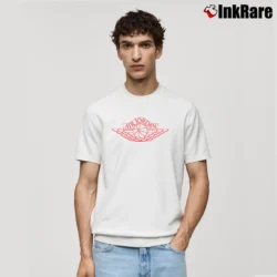 Men’s 1985 Nike Air Jordan Wings Logo Classic T-Shirt in white | Soft, Breathable Everyday Wear