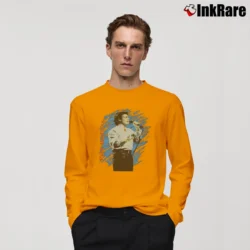 Men’s 1985 Paul Rodgers The Firm Tour Long-Sleeve Shirt in orange | Sleek, Lightweight, Year-Round Wear