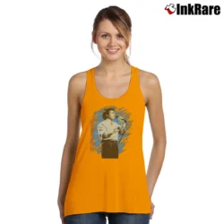 Women’s 1985 Paul Rodgers The Firm Tour Tank Top in orange | Lightweight, Movement-Friendly