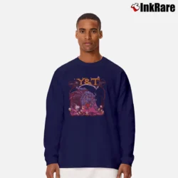 Men’s 1985 Y&T Black Tiger Tour Band Long-Sleeve Shirt in navy | Sleek, Lightweight, Year-Round Wear