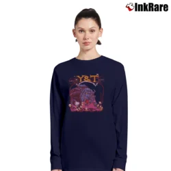 Women’s 1985 Y&T Black Tiger Tour Band Long-Sleeve Top in navy | Sleek, Versatile, All-Season