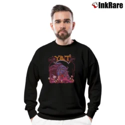 Men’s 1985 Y&T Black Tiger Tour Band Crewneck Sweatshirt in black | Cozy Fabric, Clean Style