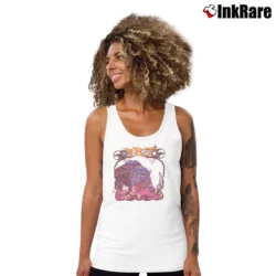 Women’s 1985 Y&T Black Tiger Tour Band Tank Top in white | Lightweight, Movement-Friendly