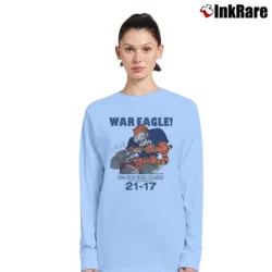 Women’s 1986 Auburn Tigers Iron Bowl Long-Sleeve Top in light blue | Sleek, Versatile, All-Season