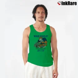 Men’s 1986 Auburn Tigers Iron Bowl Tank Top in irish green | Breathable, Active-Friendly Design