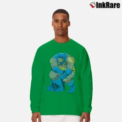 Men’s 1986 Batman Frank Miller DC Comics Graphic Long-Sleeve Shirt in irish green | Sleek, Lightweight, Year-Round Wear