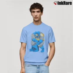 Men’s 1986 Batman Frank Miller DC Comics Graphic Classic T-Shirt in light blue | Soft, Breathable Everyday Wear