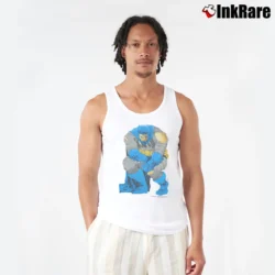Men’s 1986 Batman Frank Miller DC Comics Graphic Tank Top in white | Breathable, Active-Friendly Design