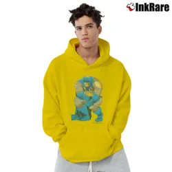 Men’s 1986 Batman Frank Miller Lynn Varley Classic Pullover Hoodie in yellow | Cozy, Durable, Modern Fit