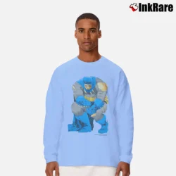 Men’s 1986 Batman Frank Miller Lynn Varley Classic Long-Sleeve Shirt in light blue | Sleek, Lightweight, Year-Round Wear