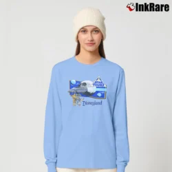 Women’s 1986 Disneyland Star Tours Star Wars Graphic Long-Sleeve Top in light blue | Sleek, Versatile, All-Season