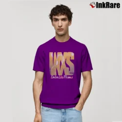 Men’s 1986 Inxs Listen Like Thieves Tour Classic T-Shirt in purple | Soft, Breathable Everyday Wear