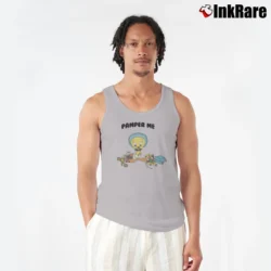 Men’s 1986 Looney Tunes Tweety Bird Tank Top in sport grey | Breathable, Active-Friendly Design
