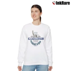 Women’s 1986 Nyc Marathon Liberty Run Relaxed Sweatshirt in white | Soft, Laid-Back Vibe