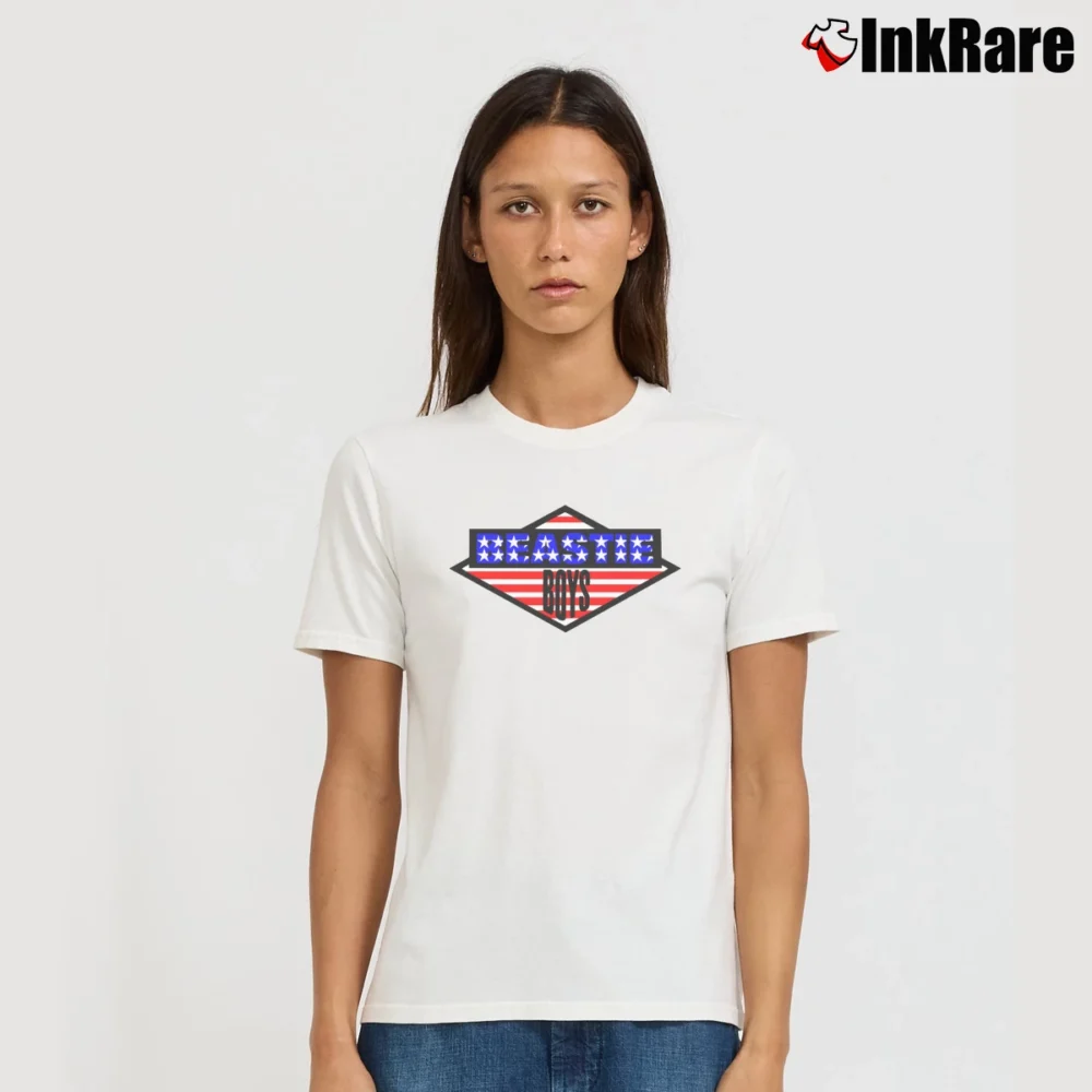 Women’s 1987 Beastie Boys Fight For Your Right Signature T-Shirt in white | Soft, Flattering Fit